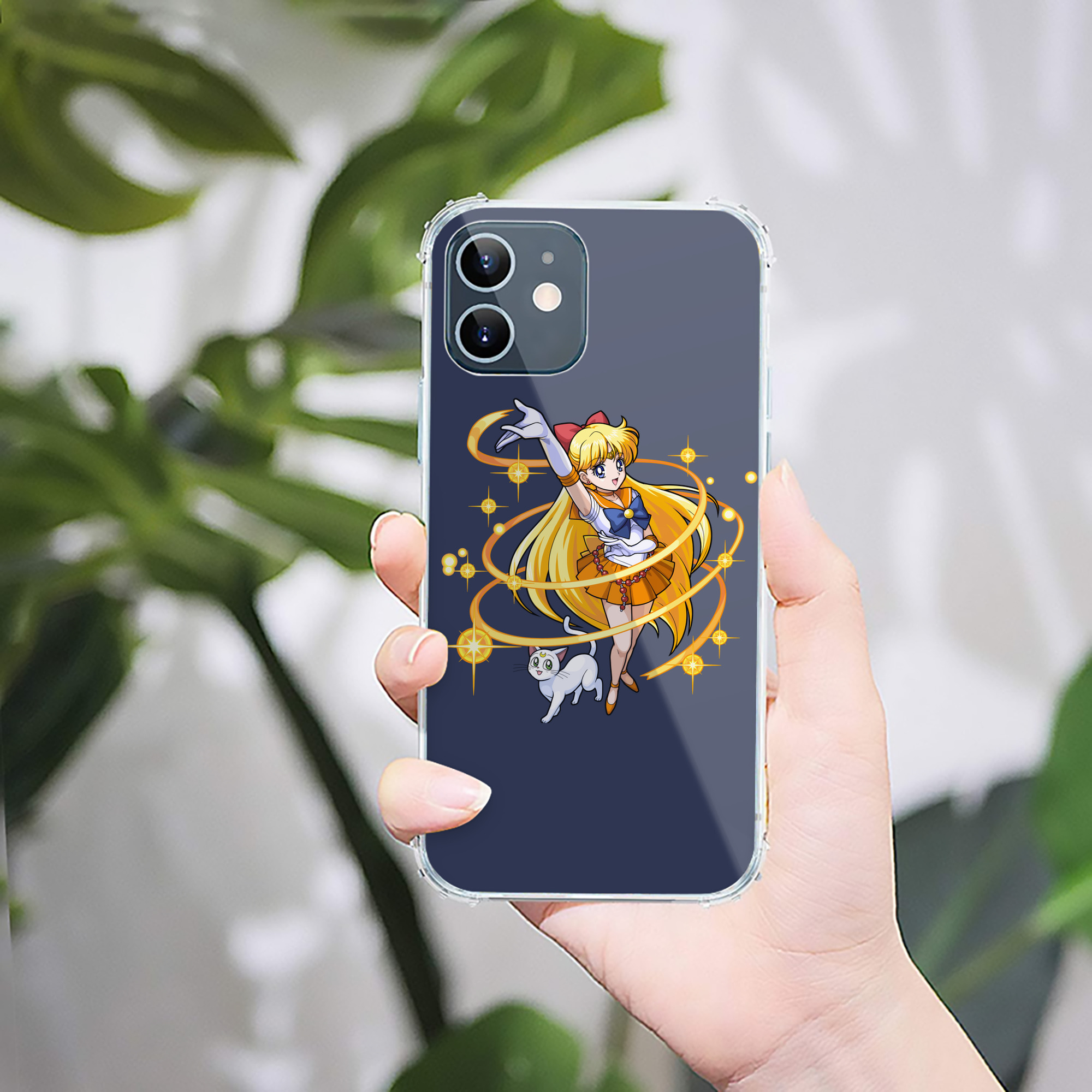 （画像用） 美少女戦士セーラームーン 愛野 美奈子 あいの みなこ Sailor Moon Aino Minako 【iPhone 12シリーズ対応】透明スマホケース（クリアソフトケース）